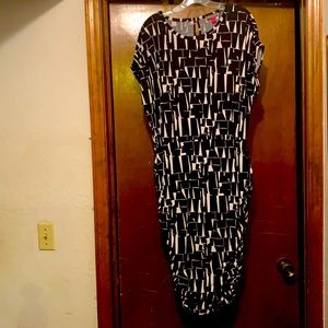 Vince Canute Black and White dress
